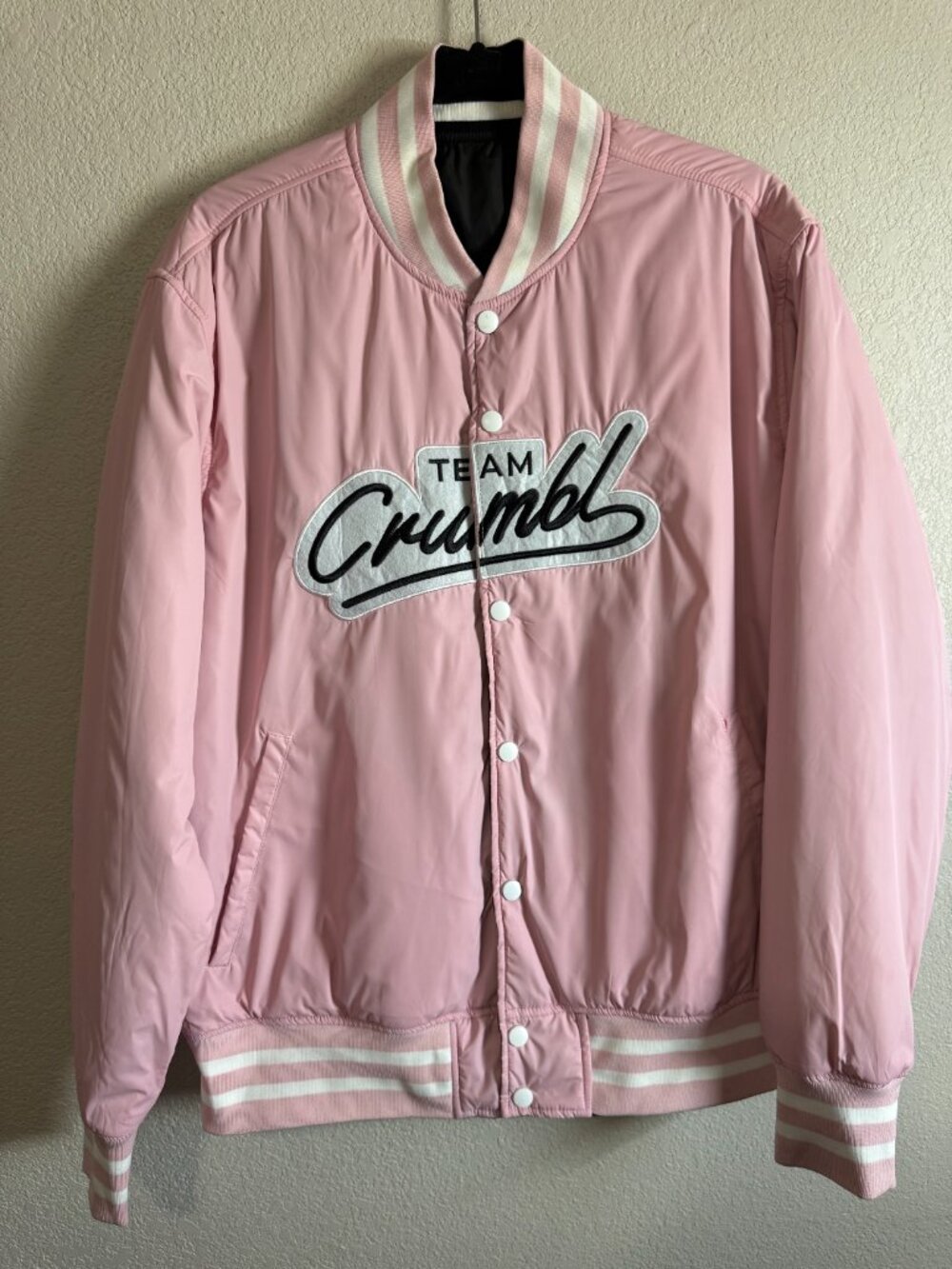 Crumbl Cookies Unisex Adult Reversible Bomber Jacket - Please Check Measurements